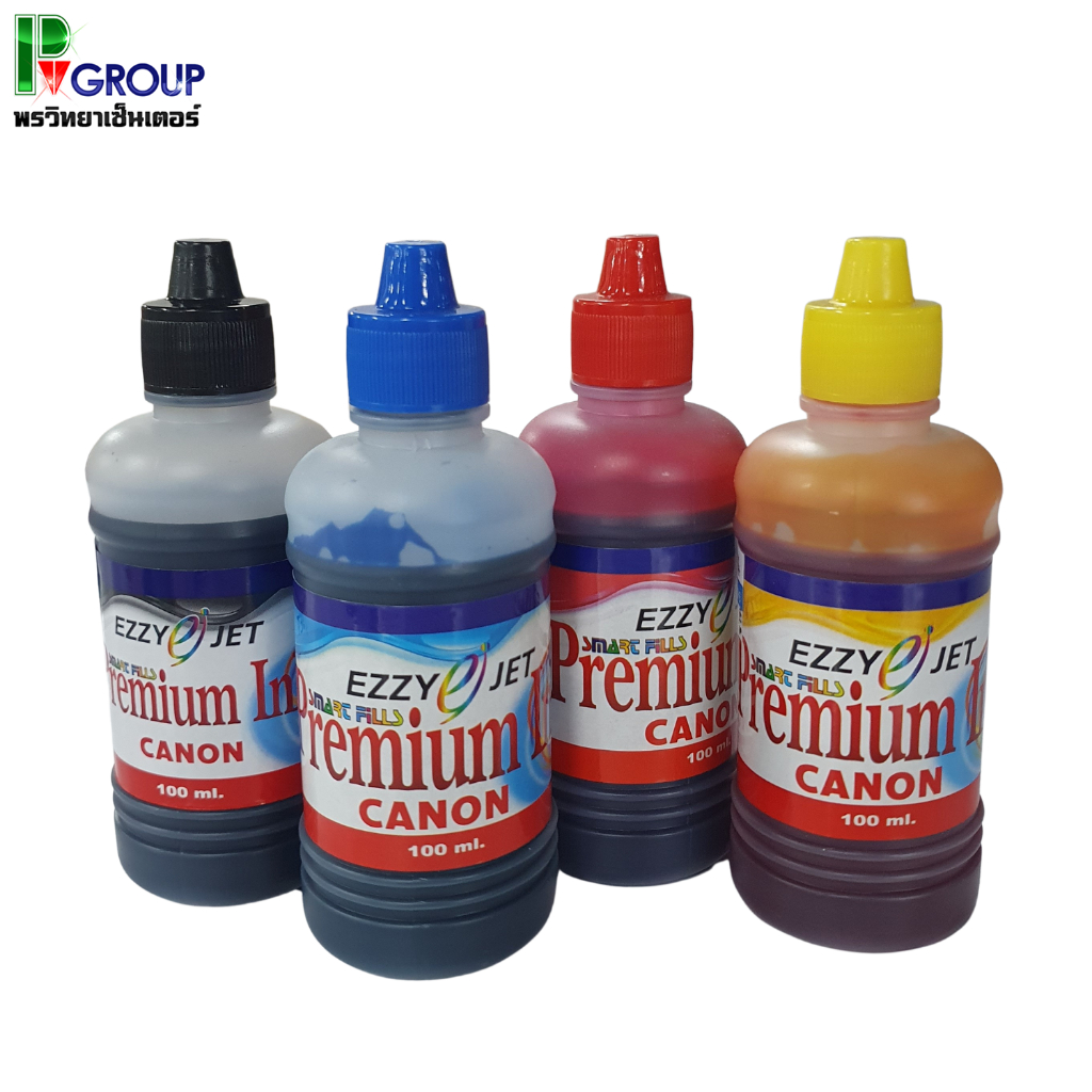 Ezzy-jet Inkjet Premium Ink หมึก CANON เติมอิงค์เจ็ท ขนาด 100 ml. หมึกเทียบเท่า