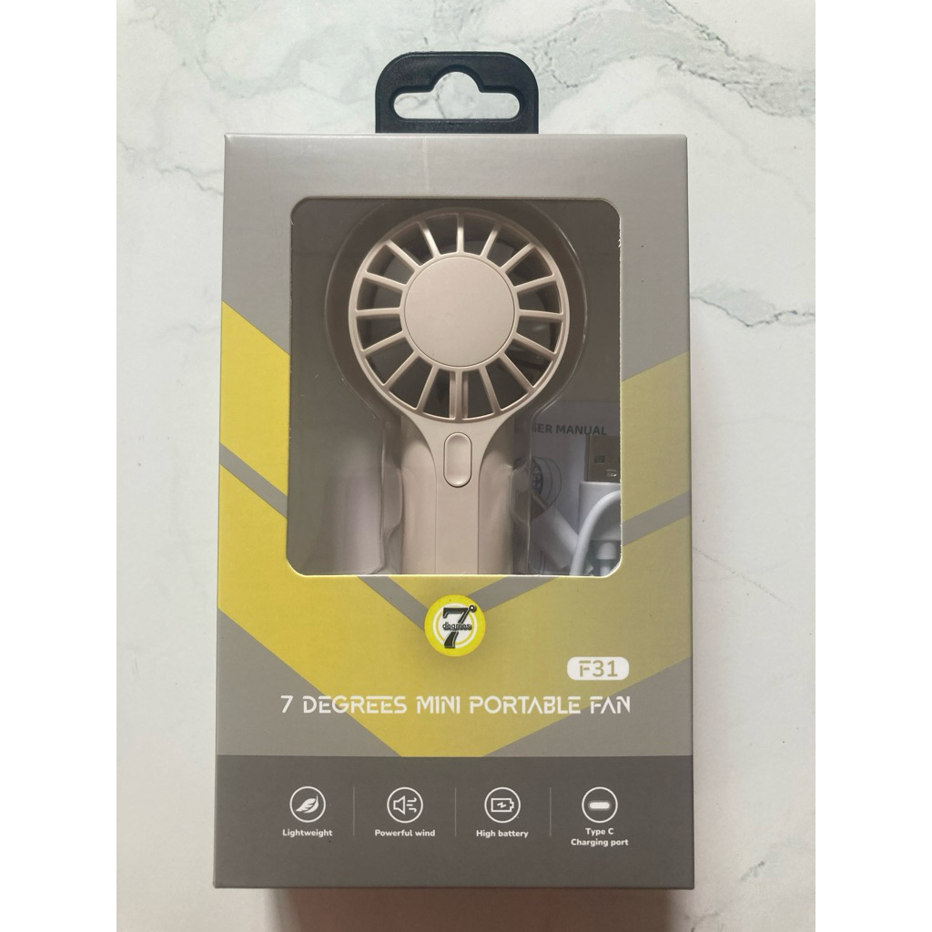 พัดลมแบบพกพา 7 DEGREES บานาน่า