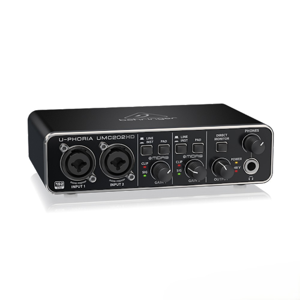 ออดิโอ อินเตอร์เฟส Behringer U-PHORIA UMC 202HD