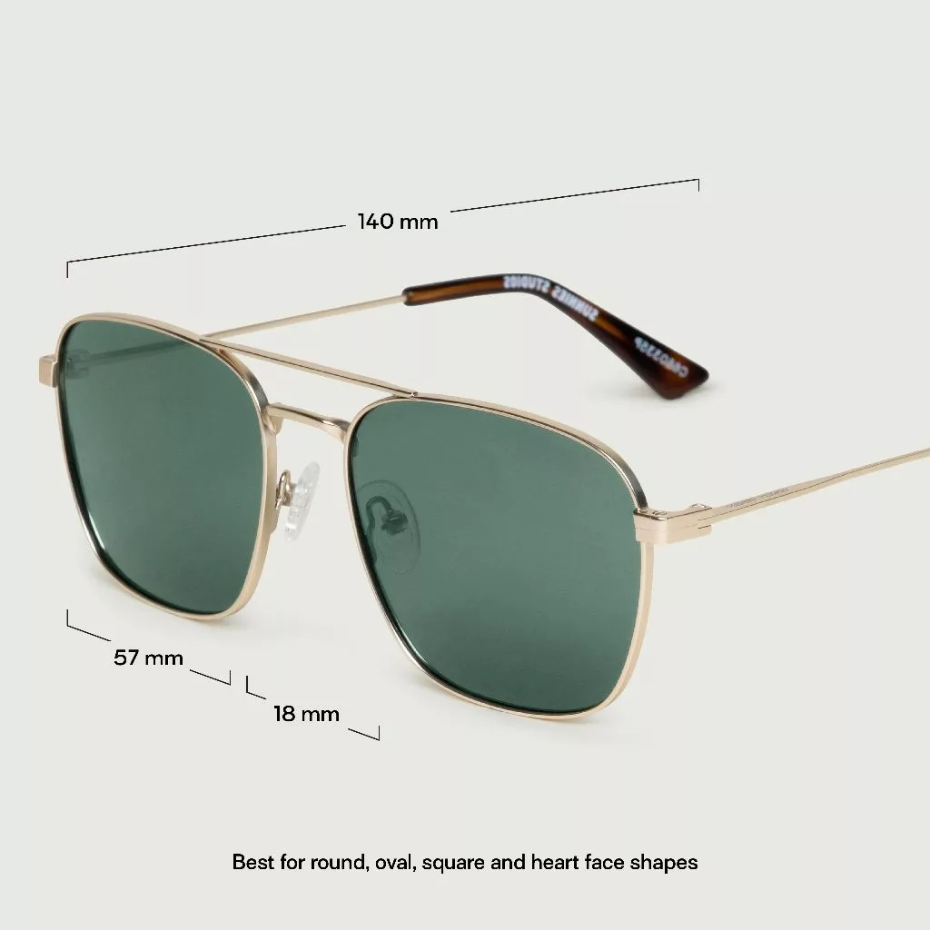 Sunnies Studios نظارة شمسية أفياتور مستقطبة Val — صورة 2