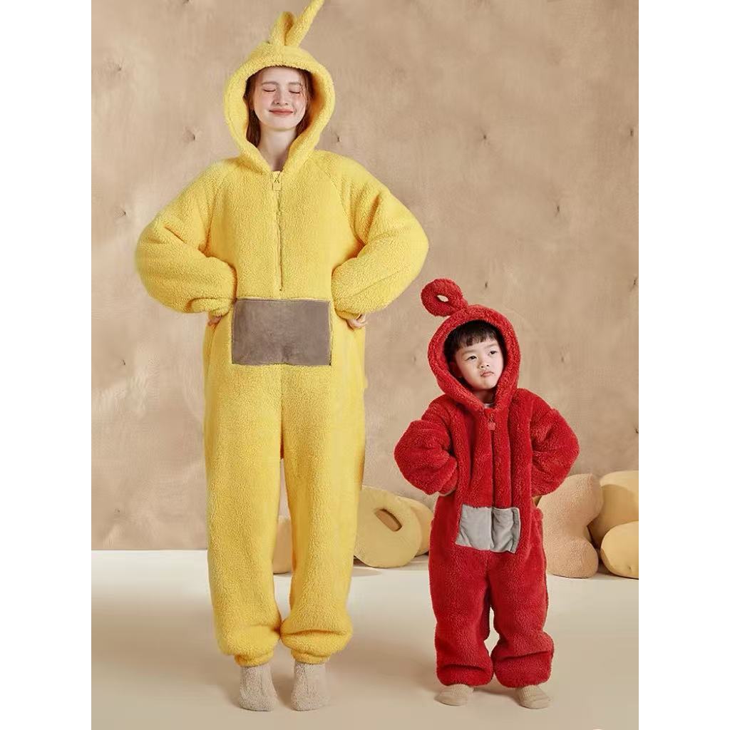 ชุดเอเลี่ยน เด็ก ๆ ชุดนอน ชุดนอนตลกๆ ชุดเทเลทับบี้ ชุดฤดูหนาว ชุดนอนแฟนซี ชุดตลก ชุดการ์ตูน - รูปที่ 6