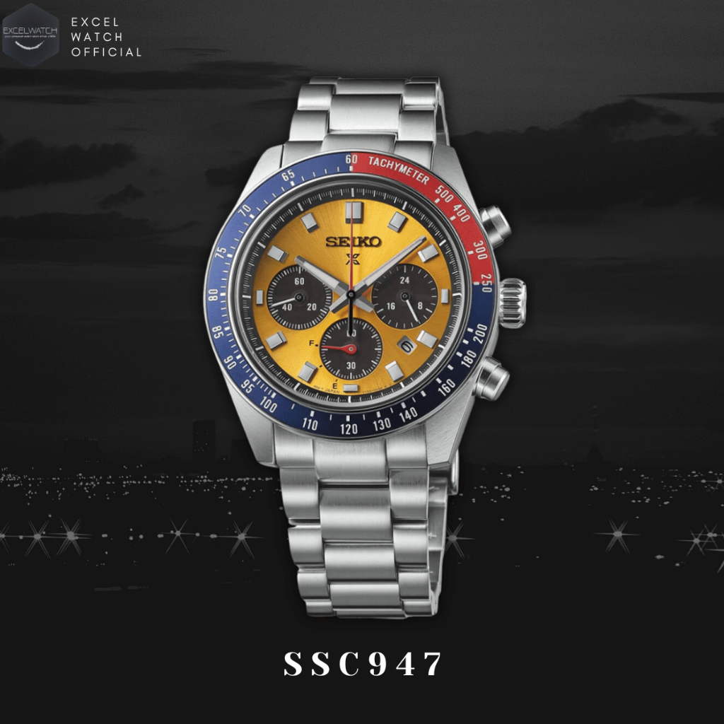 [ Excel Watch ] นาฬิกาผู้ชาย SEIKO Prospex SPEEDTIMER รุ่น SSC947 SSC947P SSC947P1