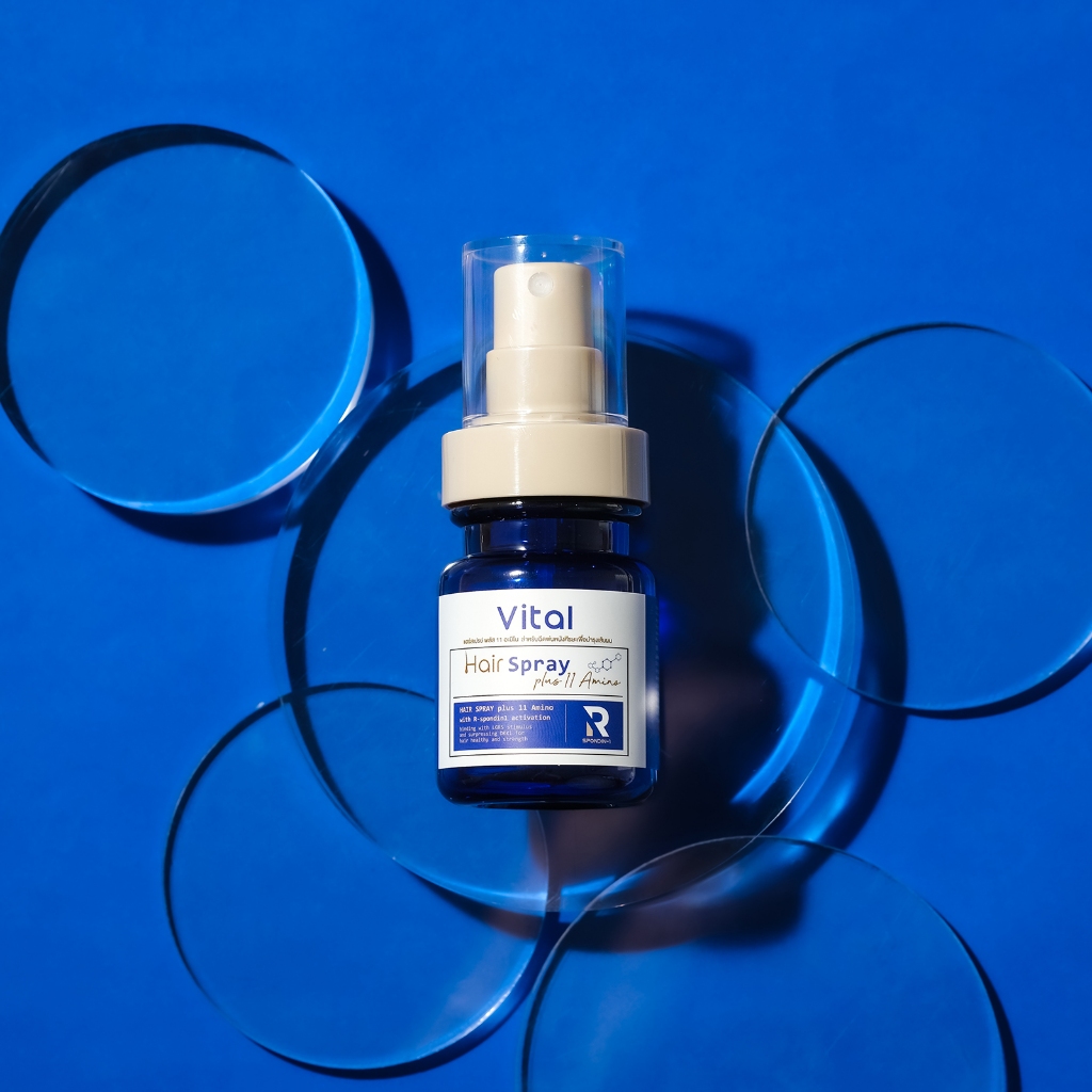 Vital แฮร์สเปรย์ พลัส 11อะมิโน สำหรับฉีดพ่นหนังศีรษะเพื่อบำรุงเส้นผม ขนาด 50มล. - รูปที่ 4