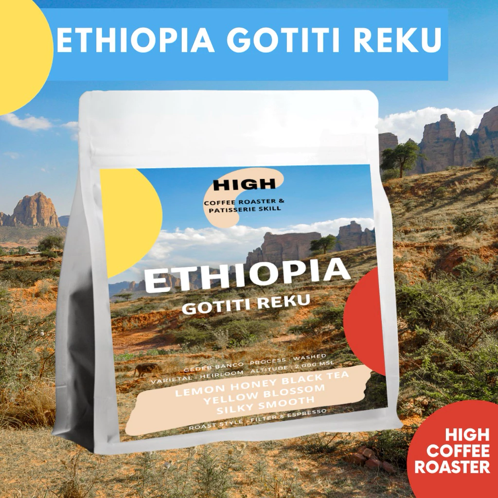 เมล็ด กาแฟ Ethiopia Reku Washed เอธิโอเปีย 100 กรัม