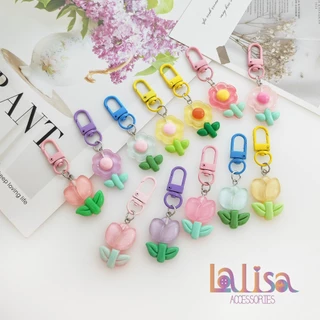พวงกุญแจดอกเดซี่ สงาผ่าเผยดั้งโมอาน่า alloy key pandent YSH3229-2