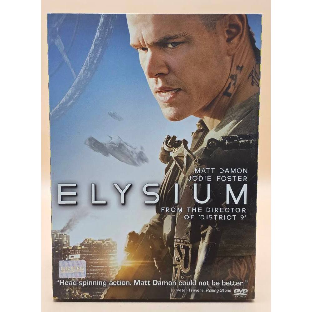 Elysium : DVD ดีวีดี หนัง แผ่นแท้ มือ 2 สภาพสวย  มีเสียงไทย + บรรยายไทย  12362
