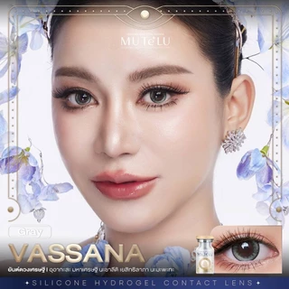 คอนแทคเลนส์ HYDROGEL มูเตลู เสริมดวง พลิกชะตา แก้ดวง ดวงตก ปีชง🌈Vassana🌈 Brown / Gray (Mutelu) ขนาดมินิ💖