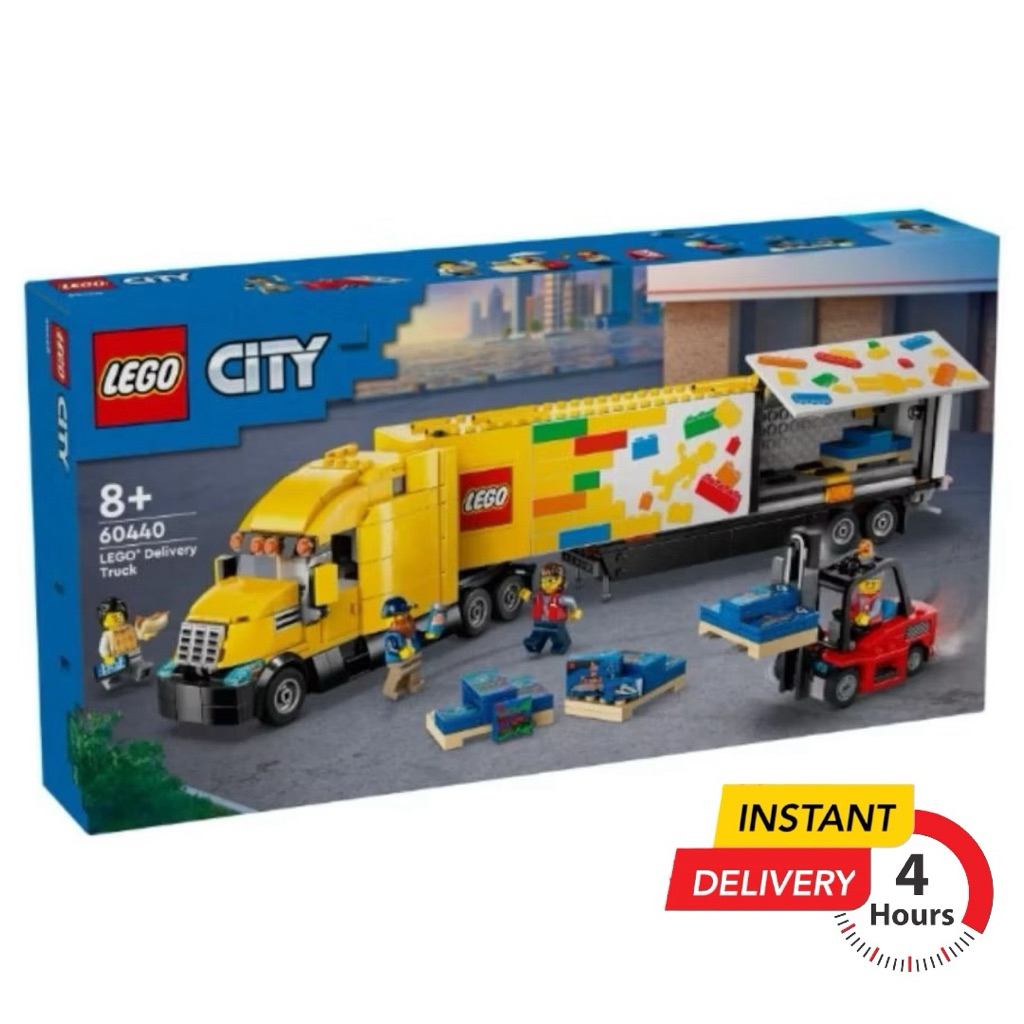(ส่งด่วนภายในวันได้) LEGO® City 60440 Yellow Delivery Truck