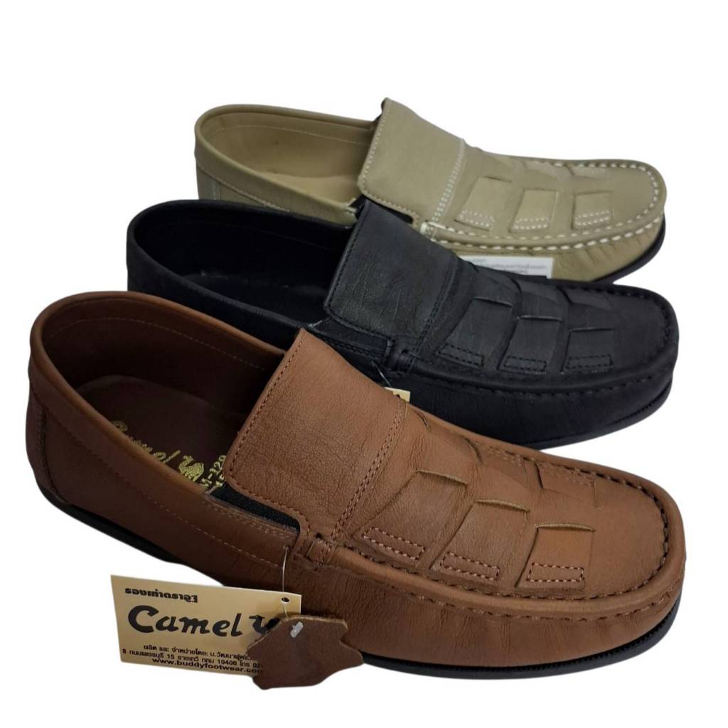 Camel รุ่น CM-129 รองเท้าหนังแท้ สำหรับผู้ชาย