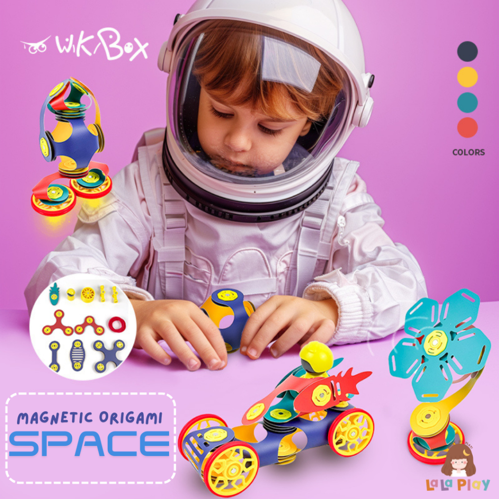 Magnetic Origami ของเล่นแม่เหล็ก 3D สุดล้ำ เบา พกพาง่าย พับได้ เล่นได้ทุกที่ เล่นตอนเดินทาง ขึ้นเครื่องบิน บนรถ