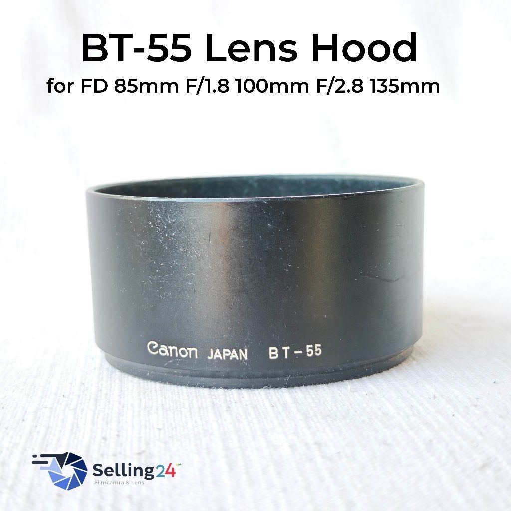 Hood lens Canon BT-55 for FD 85mm F/1.8 100mm F/2.8 135mm 