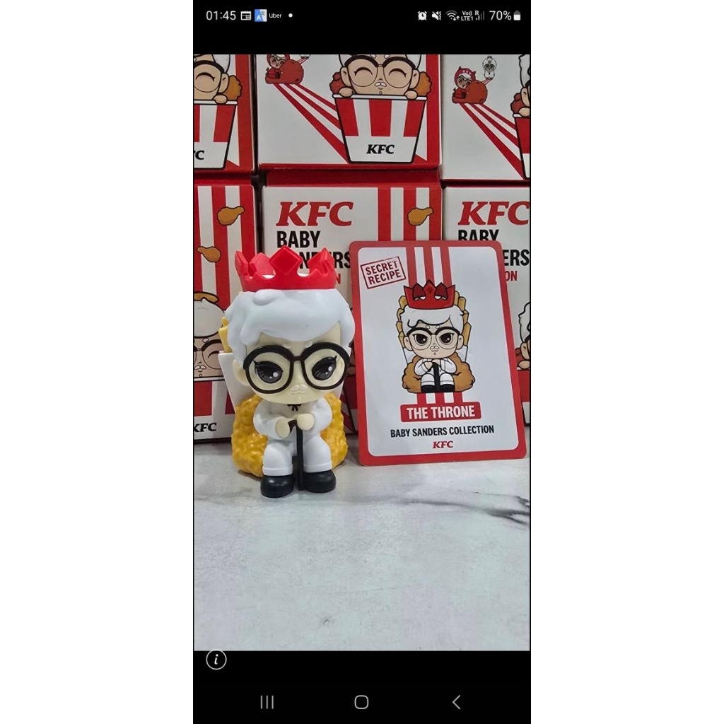 กล่องสุ่ม กล่องจุ่ม KFC secret  baby sanders ซีเครทผู้พัน