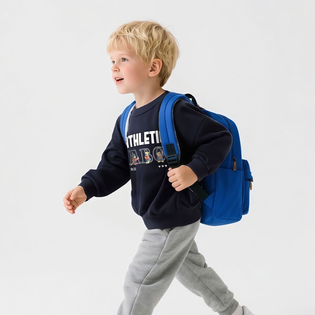 Beryl kids🌸เสื้อยืดแขนยาวเด็ก 🎀เสื้อฤดูใบไม้ร่วงเด็กผู้ชาย พิมพ์ลายหมีน้อยน่ารัก ดูดซับเหงื่อ ระบายอากาศได้ งานเย็บอย่าง - รูปที่ 4