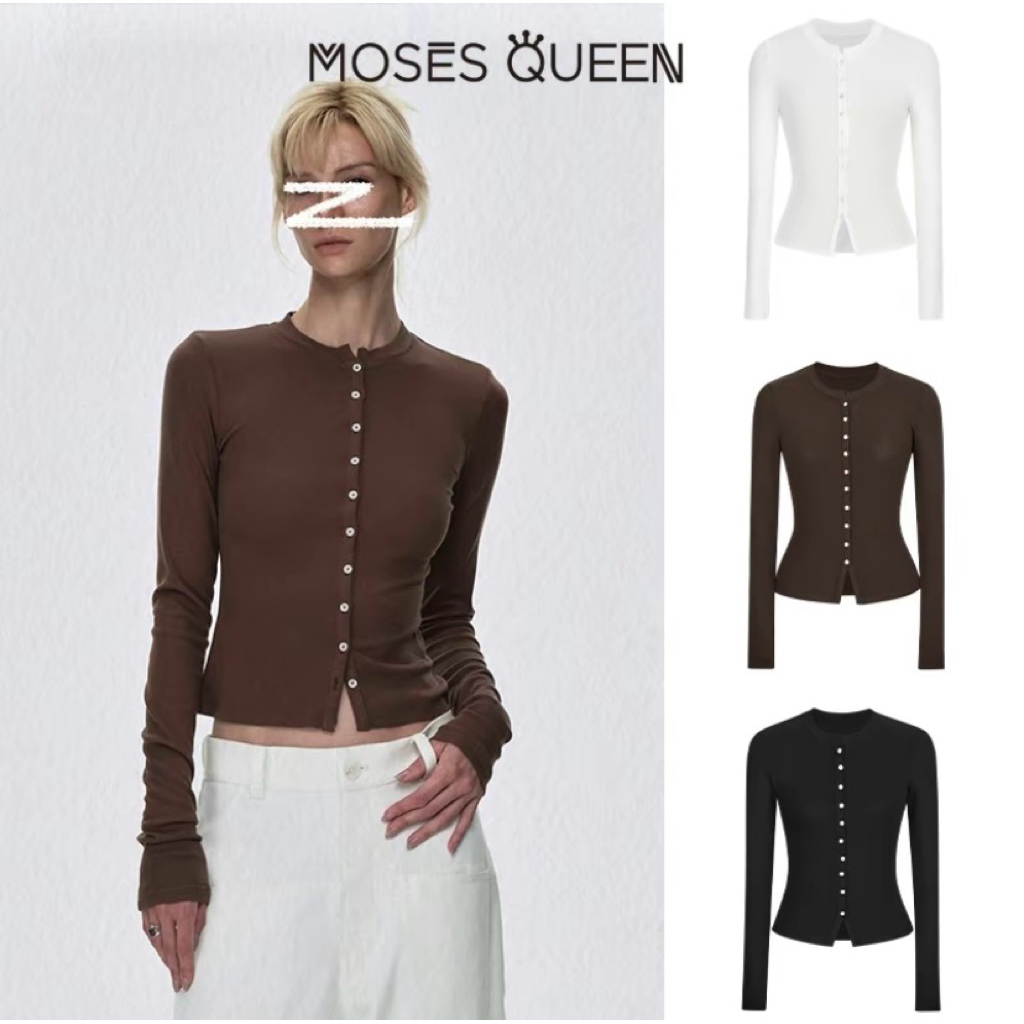 ส่งต่อ - เสื้อคลุมคาร์ดิแกนกระดุม moses queen (size s/m)