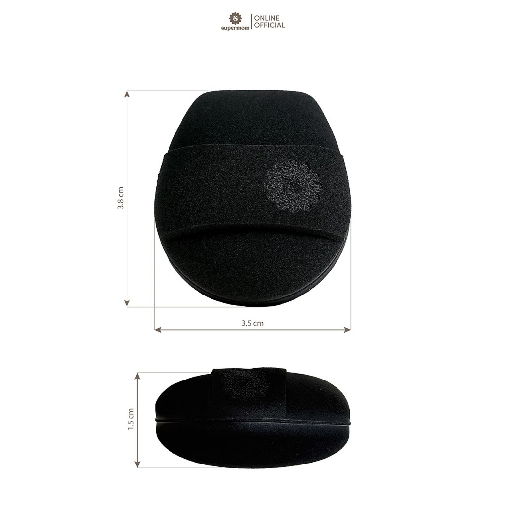 SUPERMOM l 133 FLATDEW PUFF (พัฟจิ๋ว สำหรับ คอนซีลเลอร์,ลิควิดบลัช,ครีมบลัช)