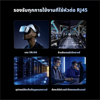 ⚡ส่งจาก กทม⚡ Idigital สายอินเตอร์เน็ต CAT8 Ethernet Cable, สายแลน, RJ45, 40Gbps, 2000MHz, สัญญาณรวดเร็วและเสถีย