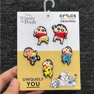 <กรุงเทพสปอต> YIBO charms ชุดจริง 100% อุปกรณ์ตกแต่งรองเท้าหูรู DIY ถอดได้ง่าย