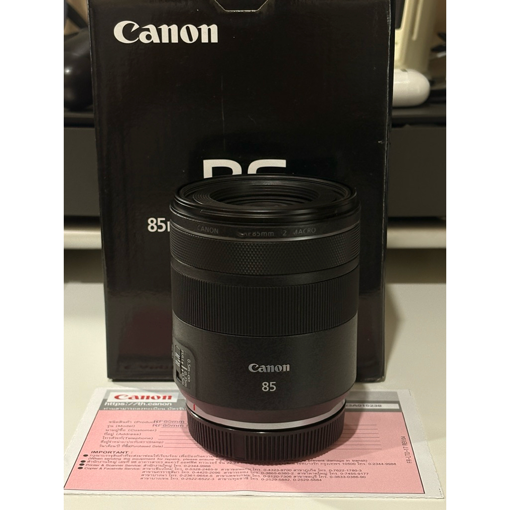 Lens Canon RF85mm F2.0 macro STM