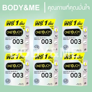 กล่องใหม่ ครึ่งโหล Onetouch 003 EXP11/2030 ถุงยางอนามัย วันทัช one touch 003 ผู้ผลิต happy mix