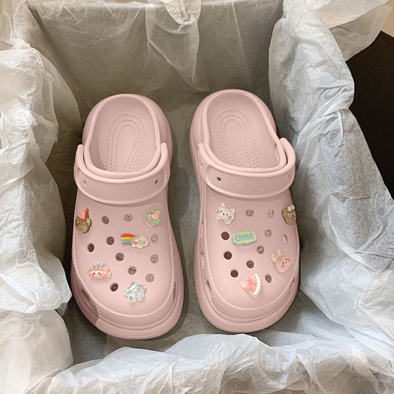 LxShop รองเท้าแตะแฟชั่นเหมาะสำหรับการพักผ่อนริมทะเล พื้นนุ่มเด่น กันลื่นดีพื้นแต่งเติมลวดลายได้