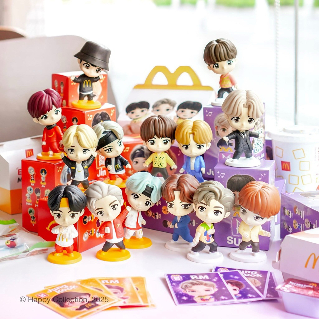 Mcdonald Happy Meal 2025 BTS TinyTAN Happy Meal Throwback Edition & Encore Edition ของสะสมแมคโดนัล