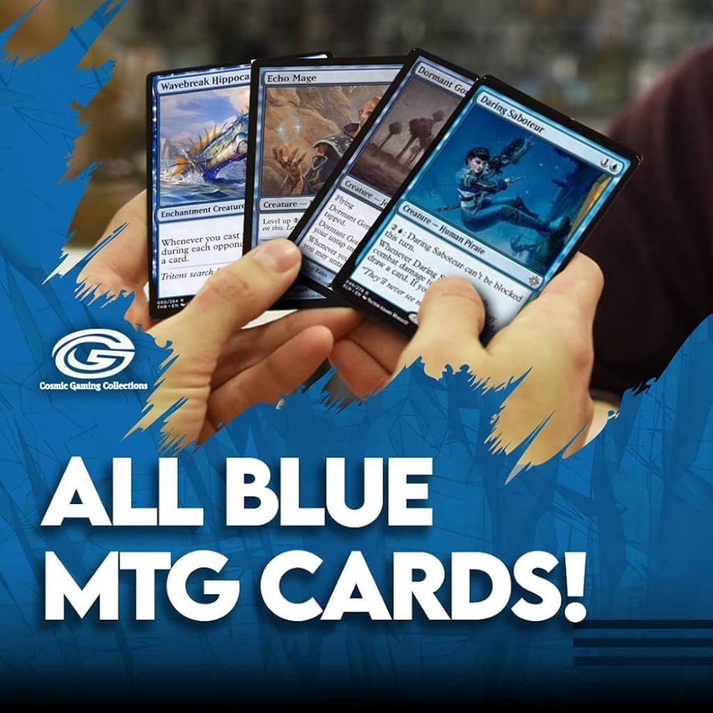 Magic: The Gathering หลายเวอร์ชั่น🔵ชุด BLUE Cards🔵น่าสะสม