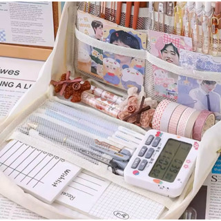 กระเป๋าเครื่องสำอาง  กระเป๋าดินสอ กระเป๋าเครื่องเขียนผ้าใบ