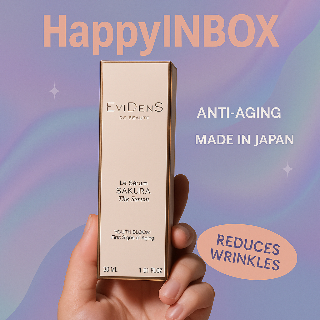 EviDenS Sakura Serum 30ml – Youth Bloom Anti-Aging Serum จากญี่ปุ่น