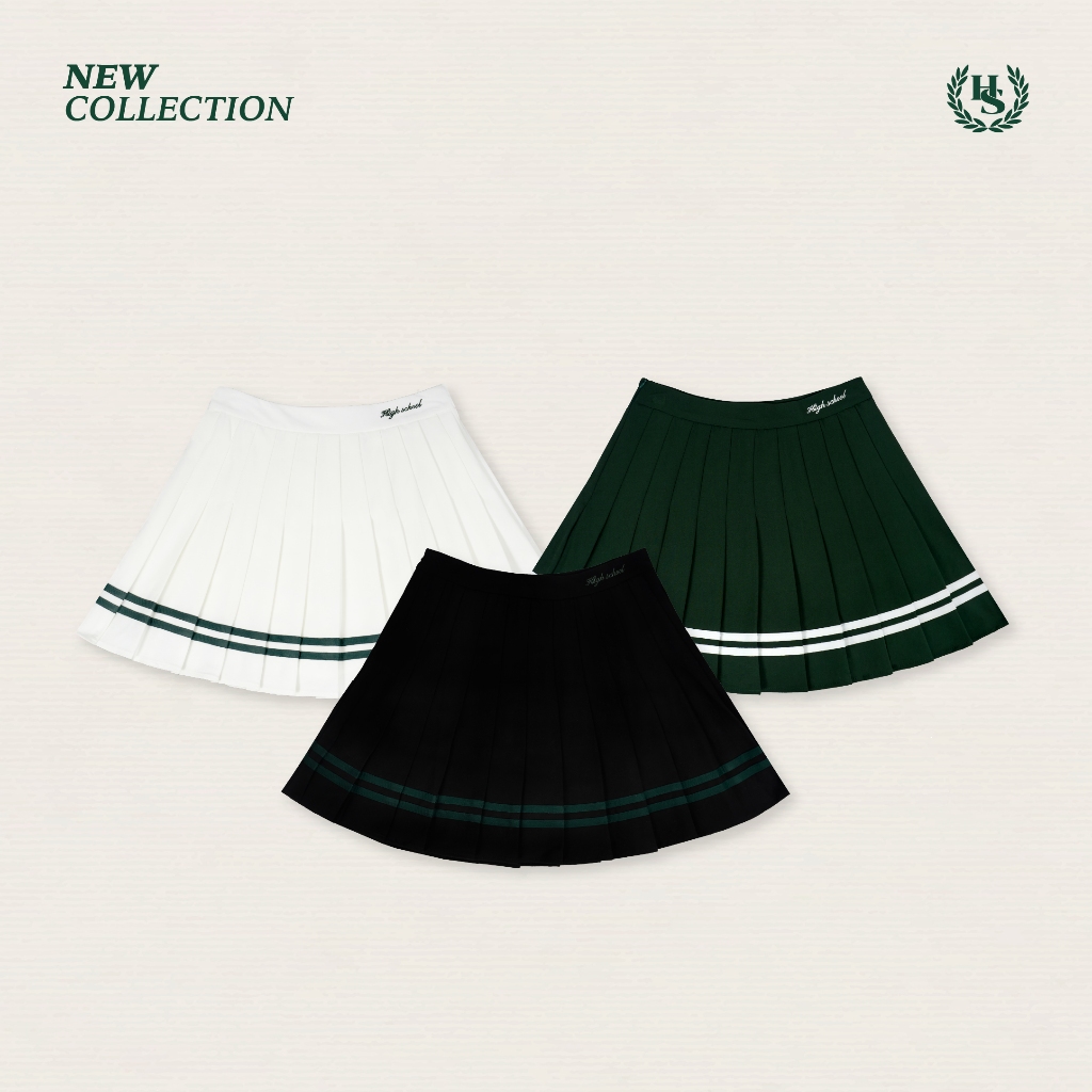 Highschool Preppy Collection 2025 Mini Skirt กระโปรงสั้น – BTG38568 – โปรปัง