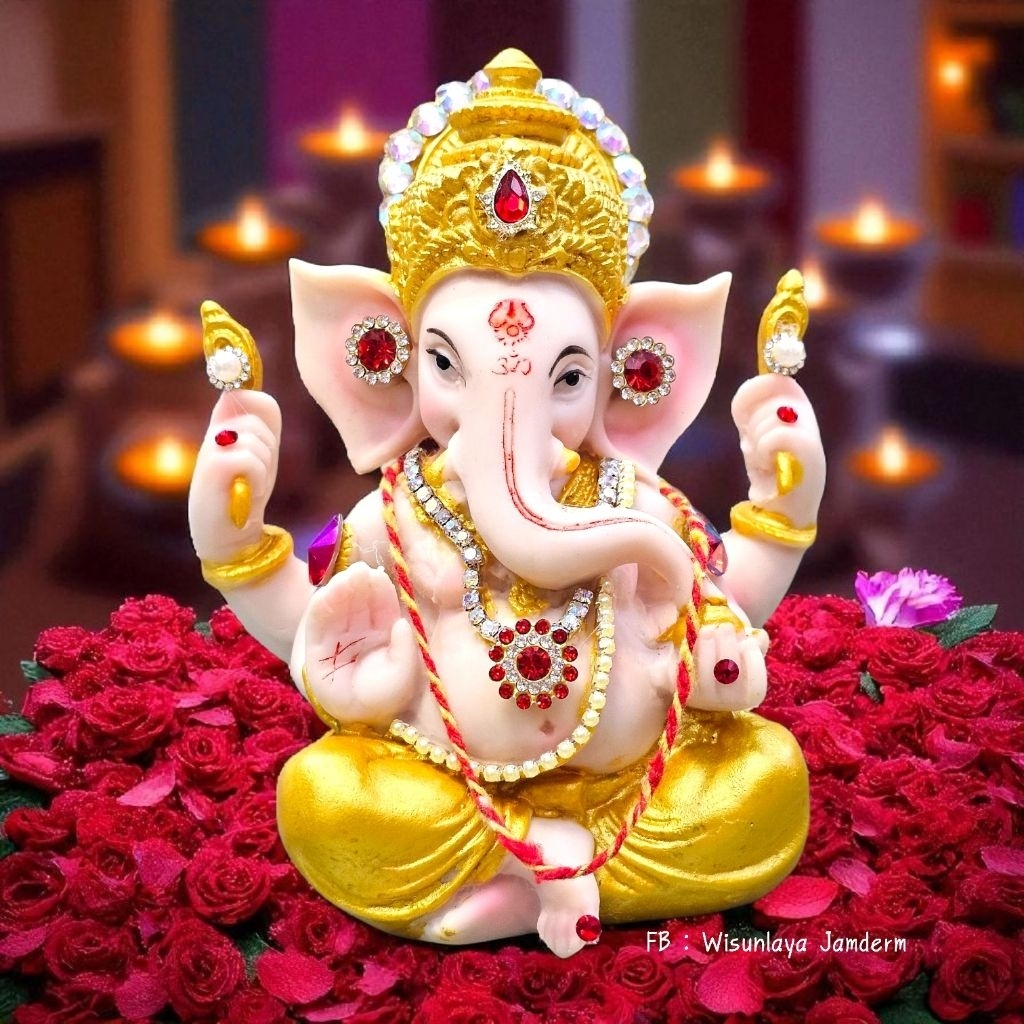 พร้อมบูชา! พระพิฆเนศปางรีนาโมจัน ปางปลดหนี้ ผ่านพิธีเบิกเนตรแล้ว 🕉✨️