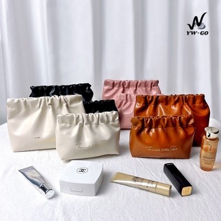 กระเป๋าเครื่องสําอาง หนัง PU กันน้ำ ทนต่อสิ่งสกปรก กระเป๋าใส่เครื่องสำอาง กระเป๋าเก็บของ (2สเปค 4สี)G3371