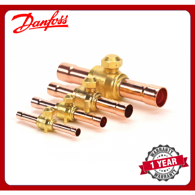 Danfoss บอลวาล์ว รุ่นGBC Shut-off Ball Valve, GBC วาวล์เปิดบิดน้ำยาสำหรับระบบปรับอากาศ 009L7023 009L7025 009L7026