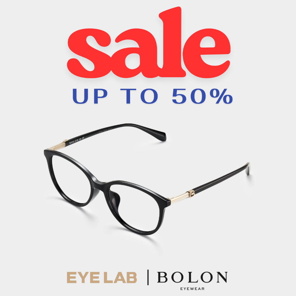SALE 50% BOLON SHIMBASHI BJ5126 B10 / กรอบแว่นตา / กรอบแว่นแบรนด์ / โบลอน / แว่นกรองแสงออโต้ / แว่นส