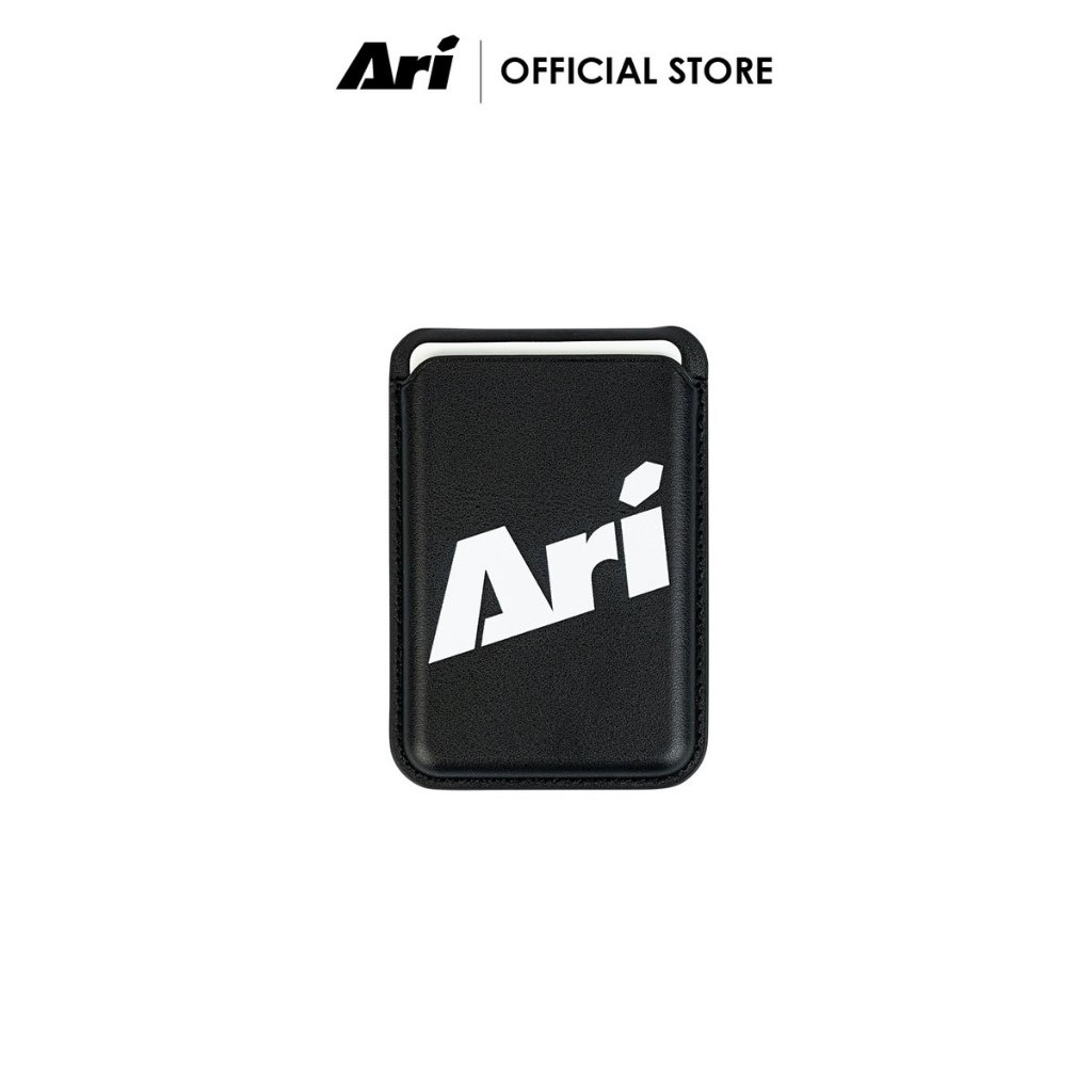 ARI DAILY PORTABLE MAGSAFE WALLET - BLACK (AHW1635-01) กระเป๋า MAGSAFE อาริ สีดำ