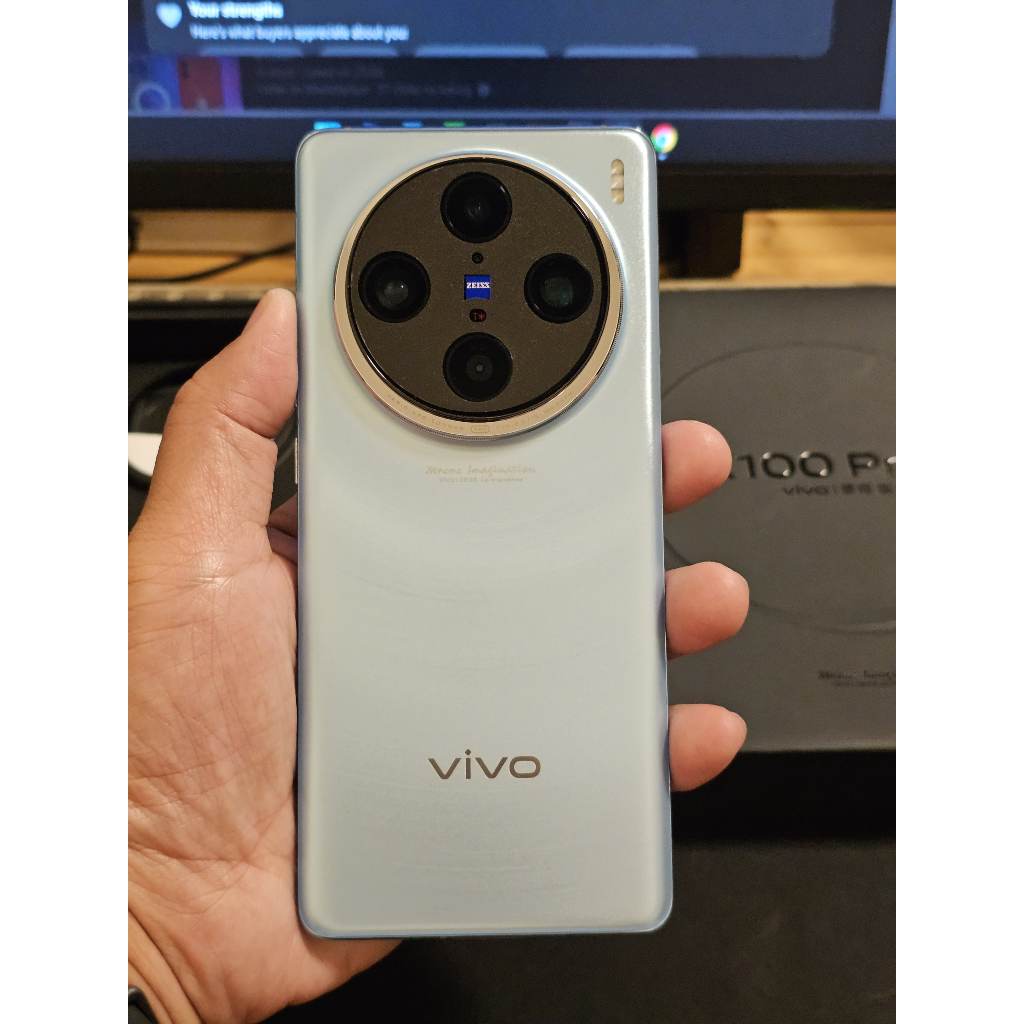 Vivo X100 Pro ram 16/1TB สีฟ้า รอมจีนมือสองประกันเหลือ