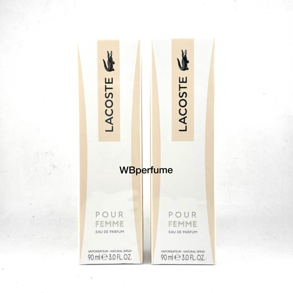 น้ำหอมแท้100% Lacoste Pour Femme Eau De Parfum 90 ml.