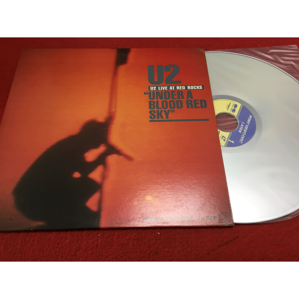U2 - Under a Blood Red Sky ขนาด 12 นิ้ว LaserDisc B265