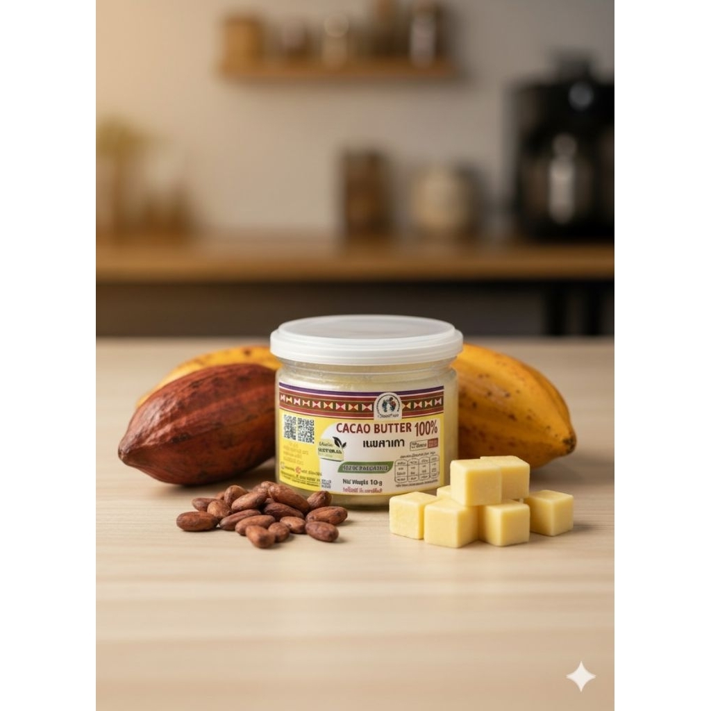 Cacao Butter เนยคาเคา 100%