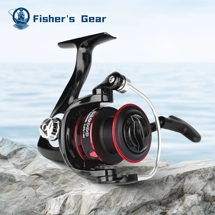 Fisher's รอกตกปลา BA1000-7000 CRX หมุนลื่นๆ รอกตกปลา รุ่น รอกสปินนิ่ง หน้าดิน สปิ๋ว ตีเหยื่อปลอม รอบ 5.2:1 รอก สปิน รอกต