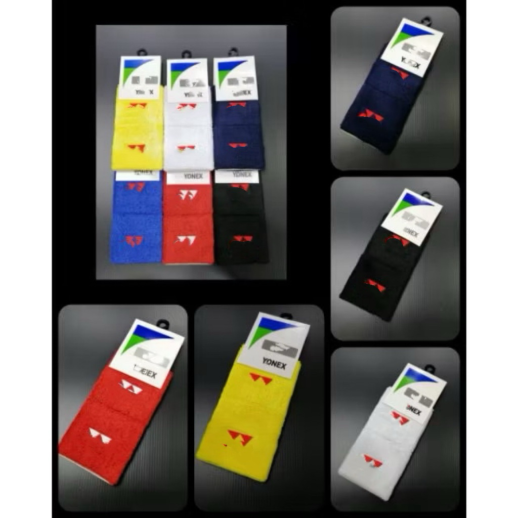 ลดโปร  ผ้ารัดข้อมือซับเหงือแพ็ค2ชิ้น  หนานุ่ม ซึมซับดี