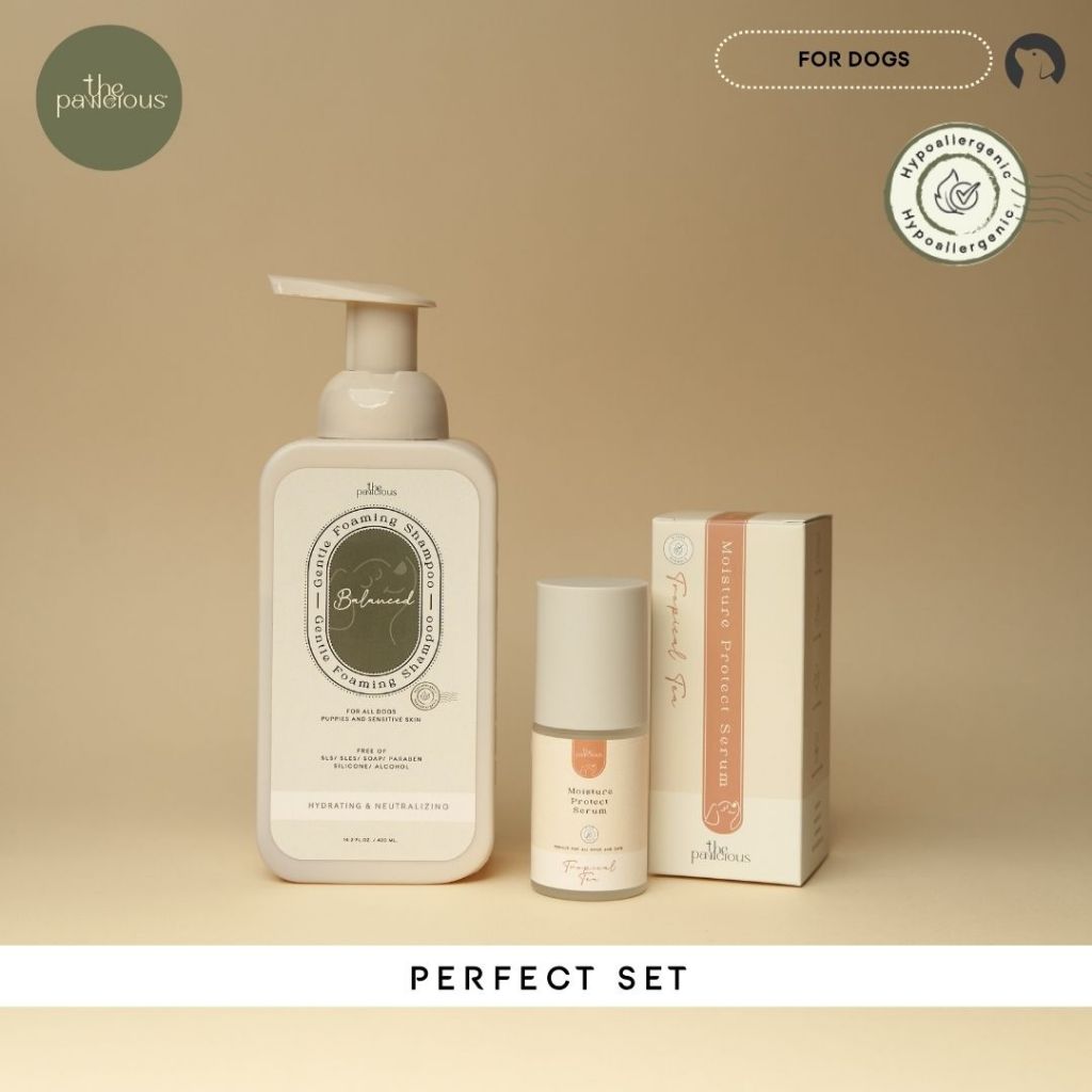 The Pawcious Perfect Set | เดอะ พอวเชียส เซทอาบน้ำ - แชมพูโฟมอาบน้ำ และ เซรั่มบำรุงขน | หมา แมว