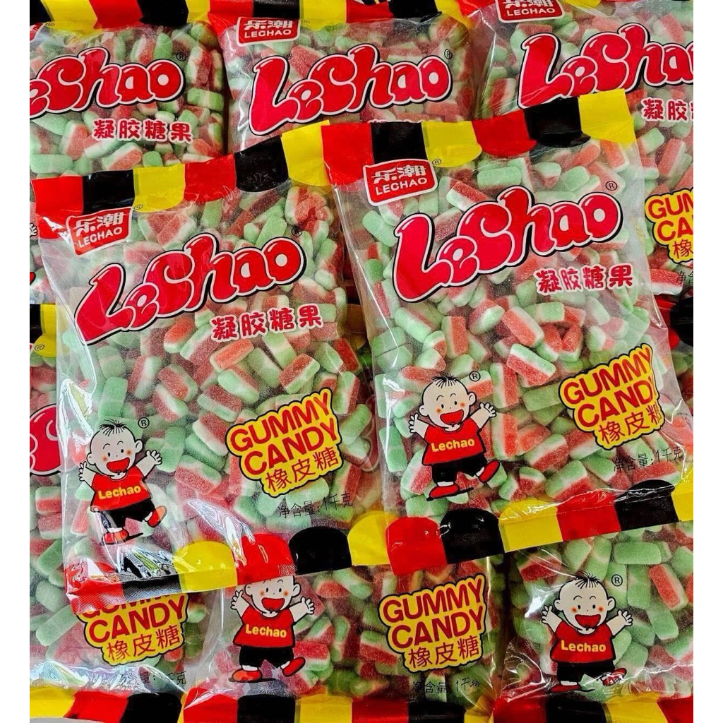 เยลลี่แตงโม ตรา lechao ขนาด 250 กรัม 500 กรัม