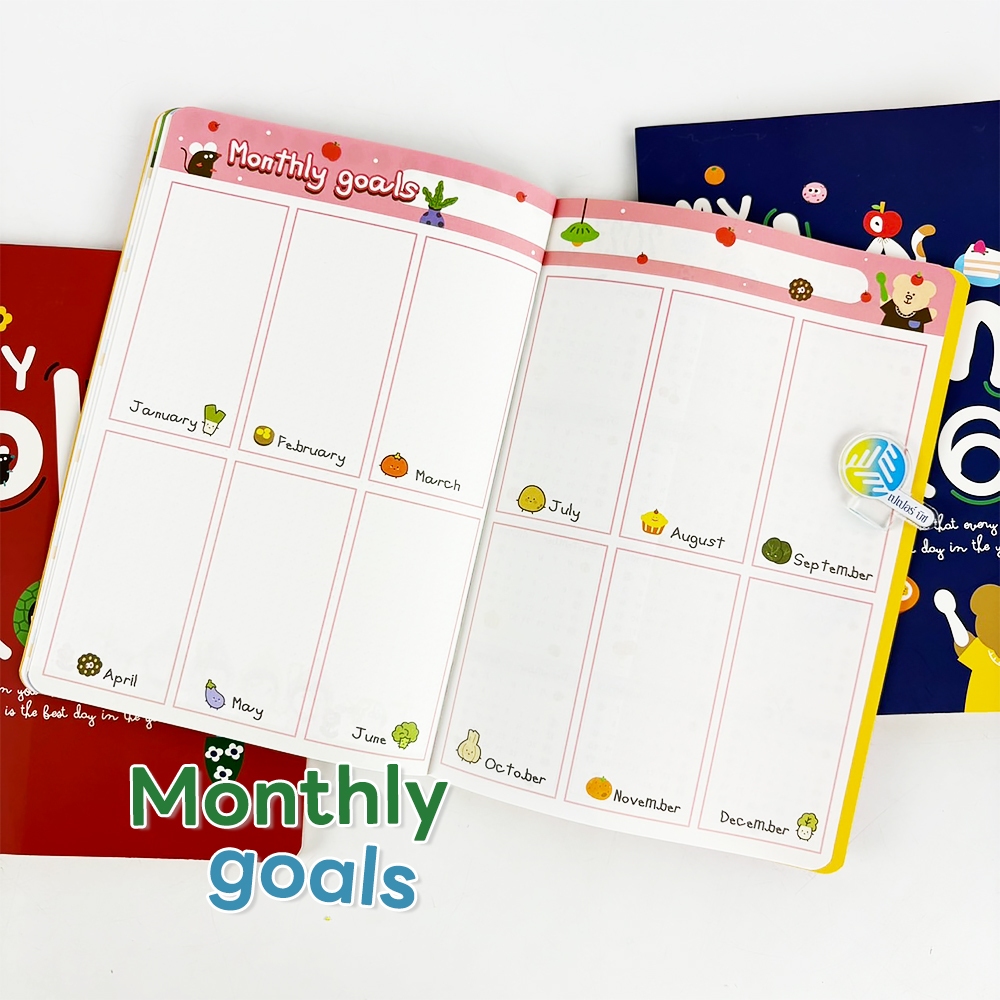 mayflower สมุด Planner 2026 แพลนเนอร์ (คละลาย) ขนาด A5 - รูปที่ 7