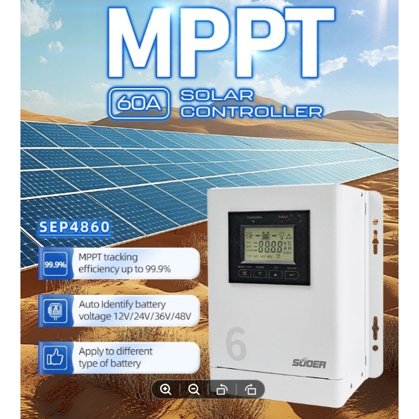 MPPT solar charger panel Solar Controller  60A