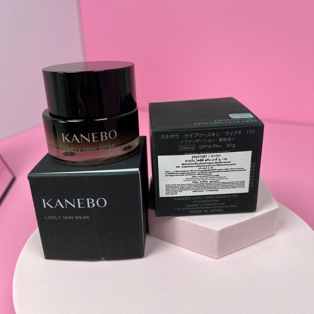 ป้ายไทย_ของแท้100%_KANEBO LIVELY SKIN WEAR FOUNDATION 30ml