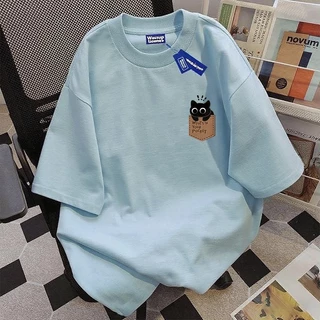 ✨【จัดส่งภายใน 24 ชั่วโมง】 น่ารัก ลูกแมว เสื้อ เสื้อยืด oversize เสื้อยืดผู้หญิง เสื้อผู้ชาย เสื้อแฟชั่น