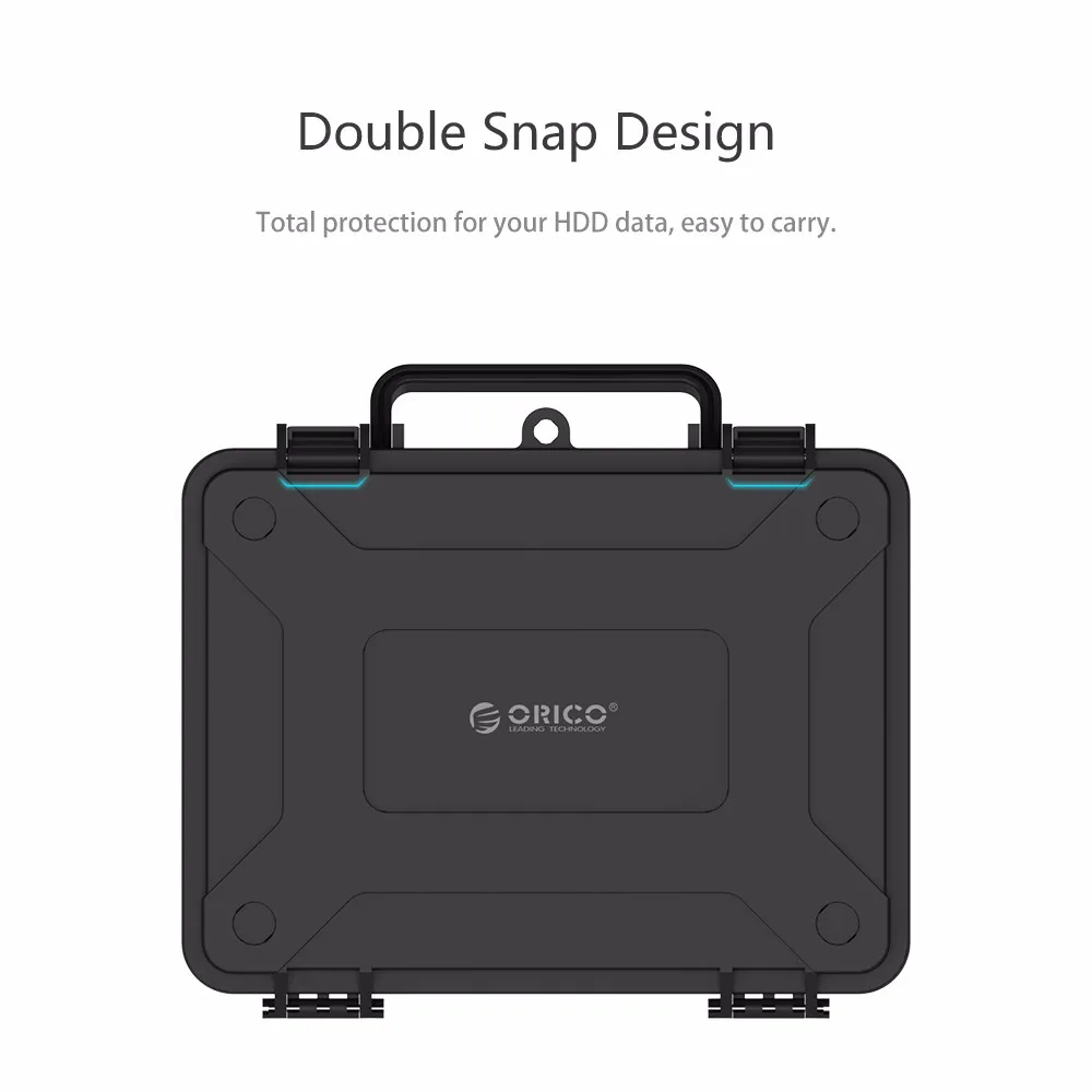 ORICO PHF-35 3.5นิ้ว HDD ป้องกันกล่องเก็บของกรณีกันน้ำ Shock-Proof ป้องกันฝุ่นฉลากความปลอดภัยการออกแบบ