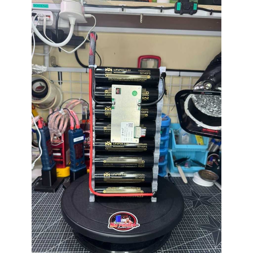 แบตเตอรี่Li-FePO4 8S 30Ah BMS60A