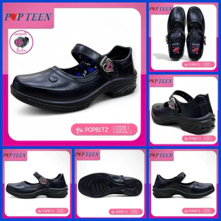 POPTEEN PT, POP 88/99 รองเท้านักเรียนหญิง ประถม มัธยม Size 30-42