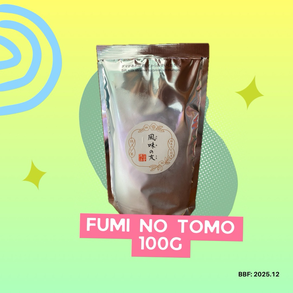 IPPODO Matcha - Fumi no tomo 100g [มัทฉะเกรดทำขนม]